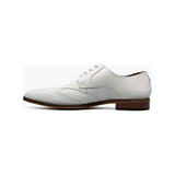 Stacy Adams Tristano Modified Bike Toe Oxford Shoes White 25694-100