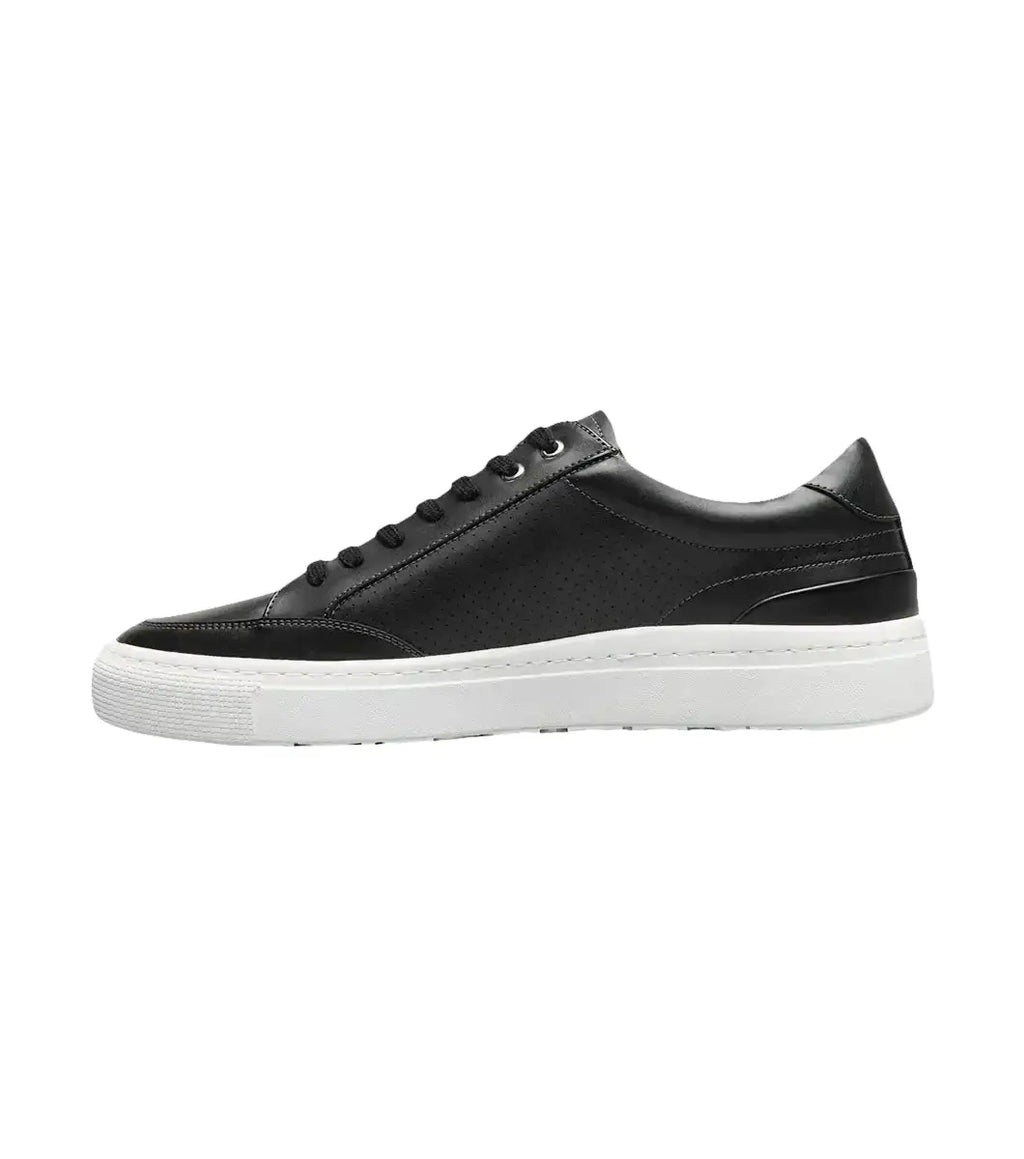 Stacy Adams Dorian Moc Toe Lace-Up Sneaker Black 25749-001