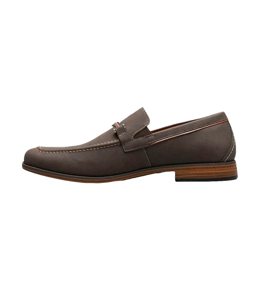 Stacy Adams Richardson Moc Toe Bit Slip On Shoes Brown 25746-200