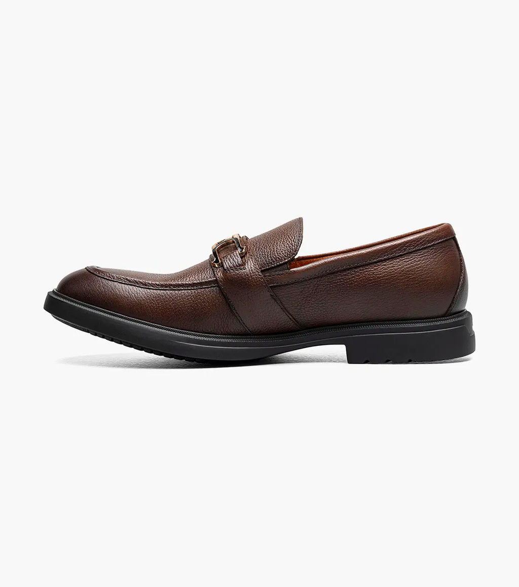 Stacy Adams Todridge Moc Toe Bit Slip On Shoes Brown Tumbled 25729-247