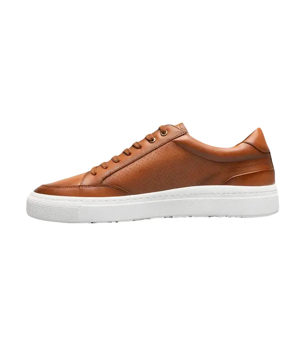 Stacy Adams Dorian Moc Toe Lace-Up Sneaker Cognac 25749-221