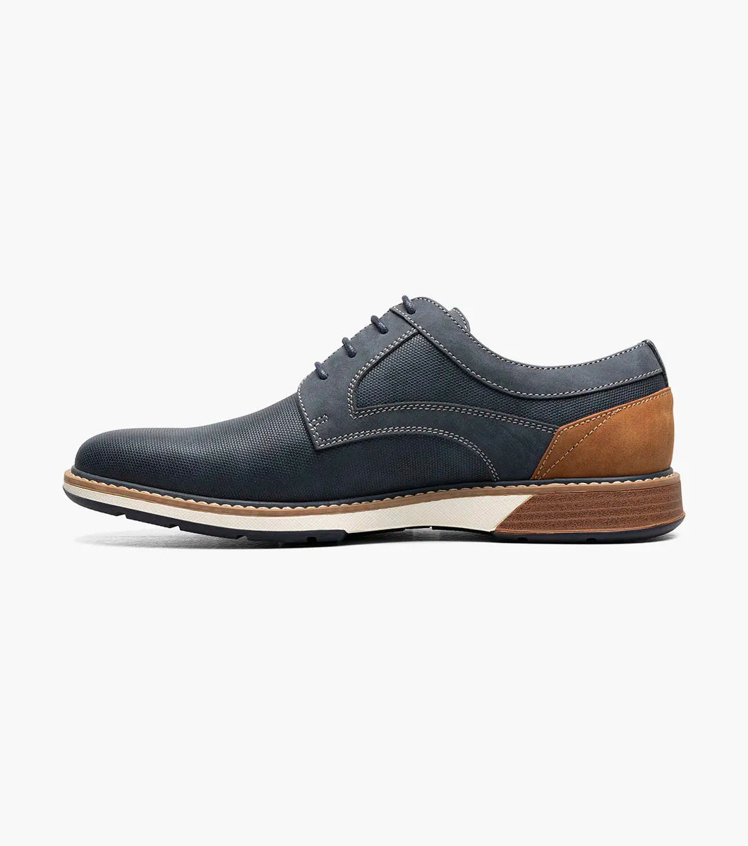Stacy Adams Phineas Plain Toe Oxford Shoes Navy 25774-410