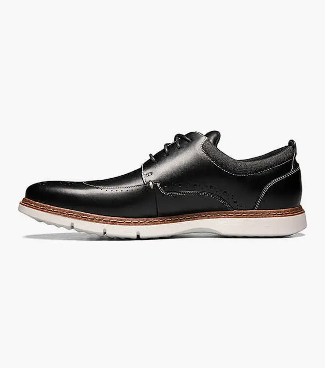 Stacy Adams Synergy Wingtip Oxford Walking Sneaker Black 25418-001