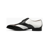Stacy Adams Tristano Modified Bike Toe Oxford Shoes Black Gray 25694-910