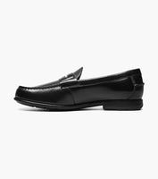 Nunn Bush Drexel Moc Toe Penny Loafer Dress Shoes Black 84744-001