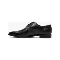 Stacy Adams Tristano Modified Bike Toe Oxford Shoes Black 25694-001