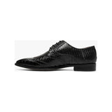 Stacy Adams Tristano Modified Bike Toe Oxford Shoes Black 25694-001