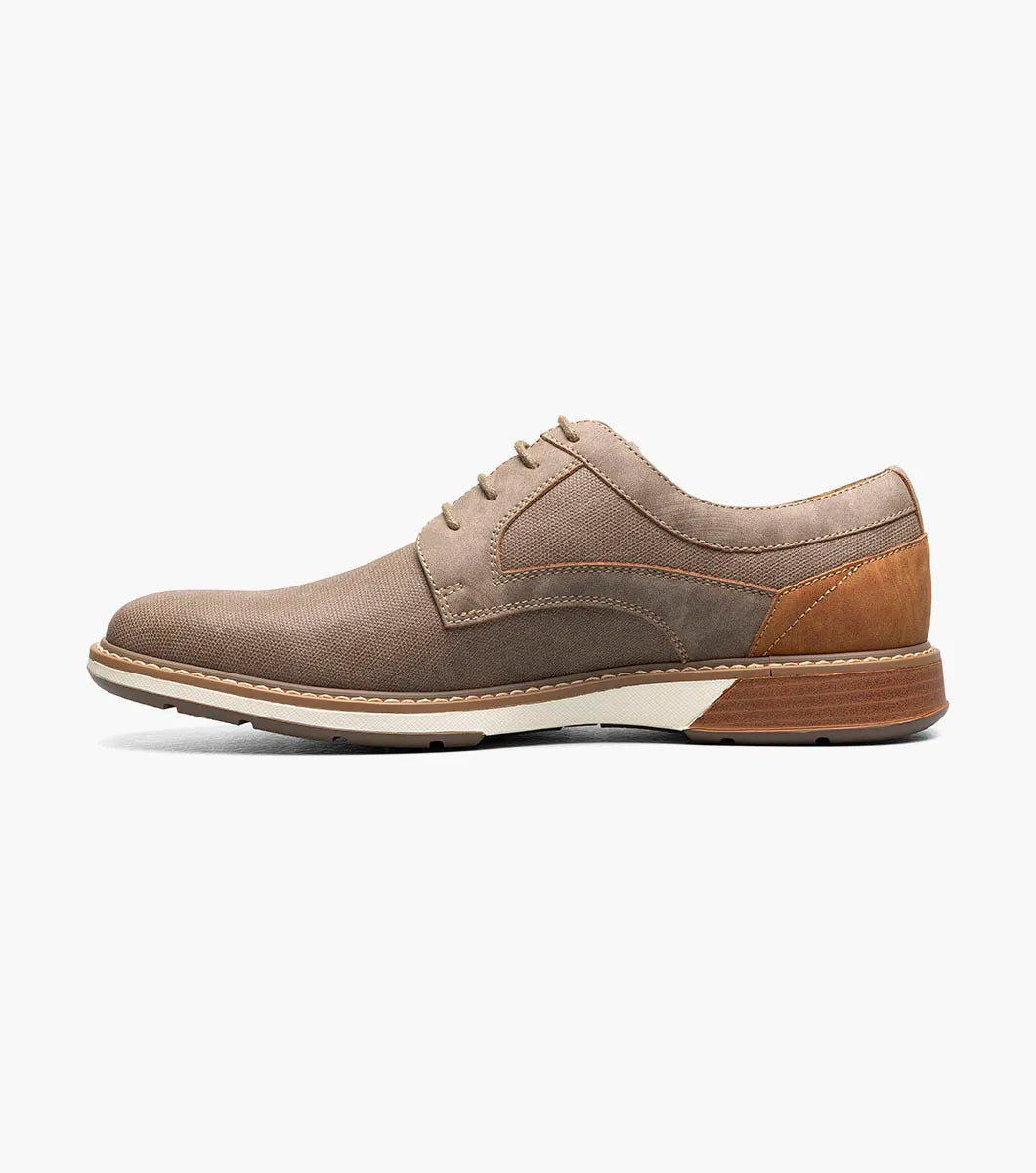 Stacy Adams Phineas Plain Toe Oxford Shoes Taupe 25774-260
