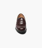 Nunn Bush Drexel Moc Toe Penny Loafer Dress Shoes Burgundy 84744-601