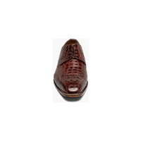 Stacy Adams Tristano Modified Bike Toe Oxford Shoes Cognac 25694-221