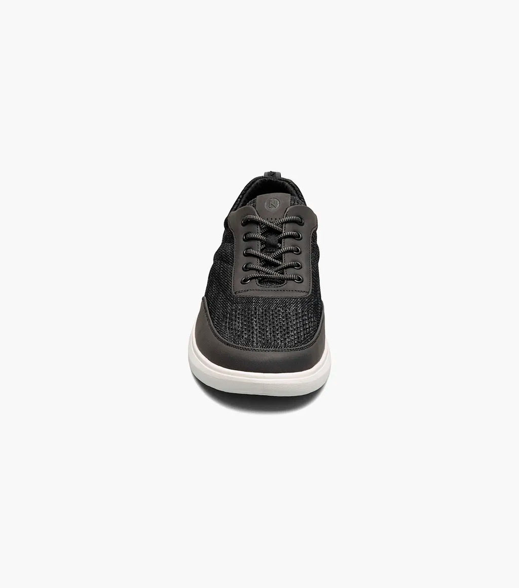 Nunn Bush Ponte Knit Moc Toe Sneaker Lightweight Black Multi 85116-009