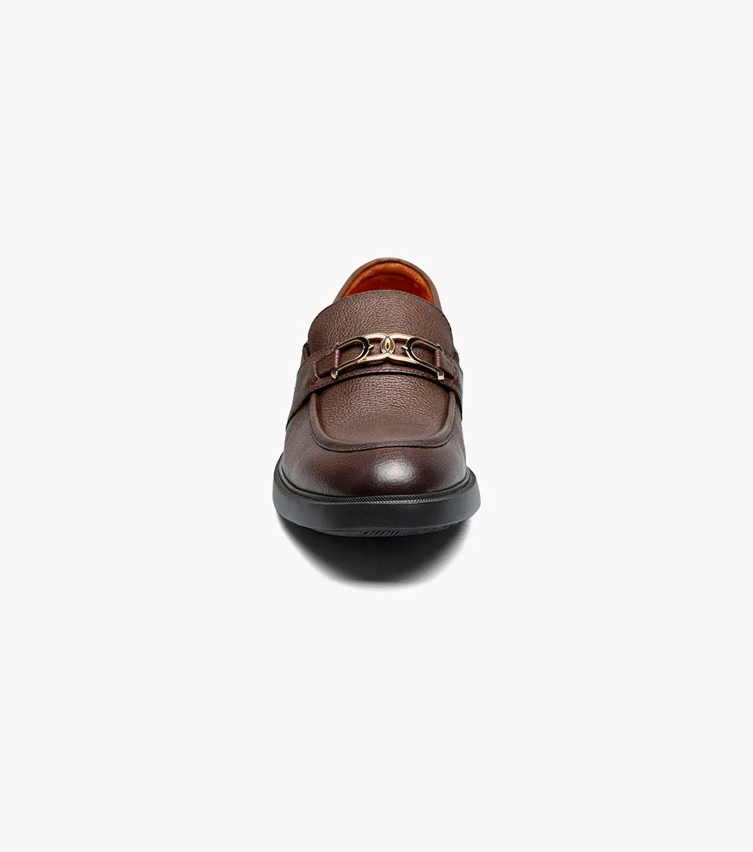Stacy Adams Todridge Moc Toe Bit Slip On Shoes Brown Tumbled 25729-247