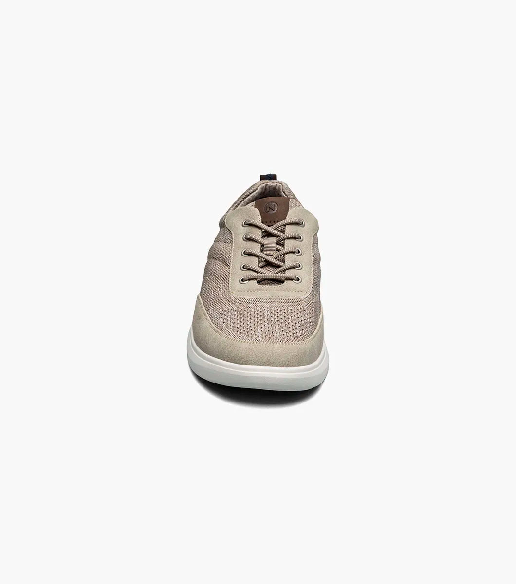 Nunn Bush Ponte Knit Moc Toe Sneaker Lightweight Taupe  Multi 85116-261