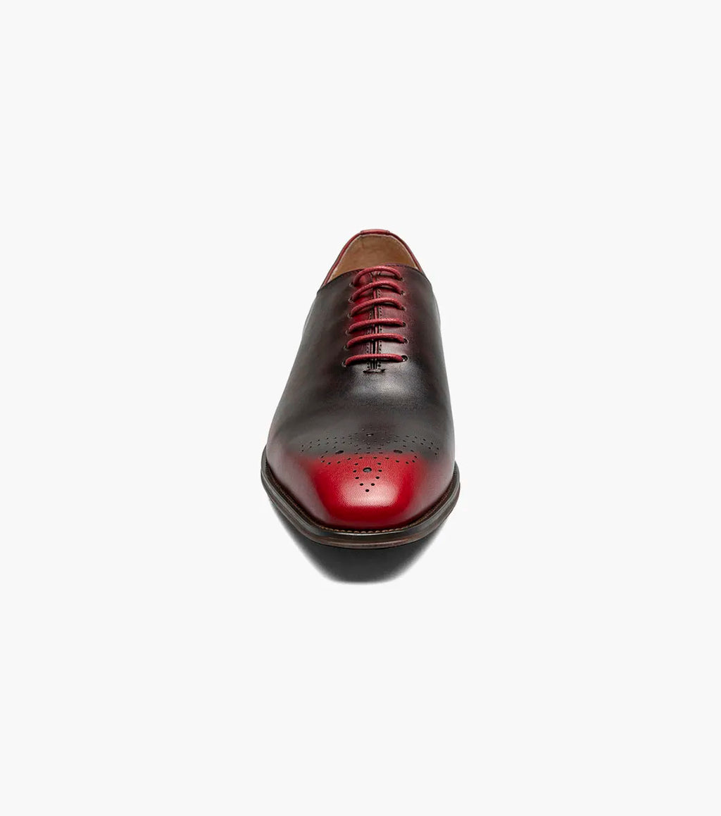 Stacy Adams Hallquist Plain Toe Oxford Shoes Leather Red 25742-600