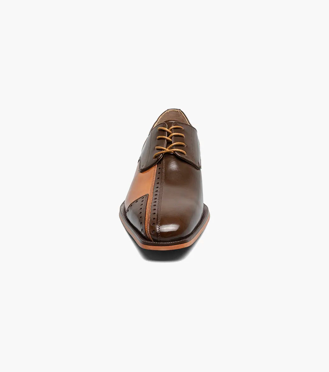 Stacy Adams Palmento Modified CapToe Oxford Dress Shoes Brown Multi 25740-249