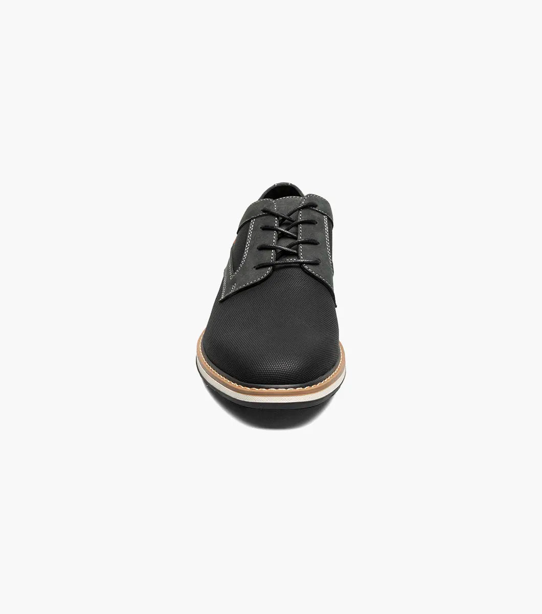 Stacy Adams Phineas Plain Toe Oxford Shoes Black 25774-001