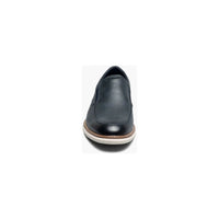 Nunn Bush Chase Casual Moc Toe Slip-On Walking Shoes Navy Multi 85106-492