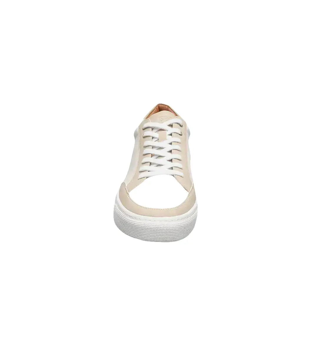 Stacy Adams Dorian Moc Toe Lace-Up Sneaker White 25749-100