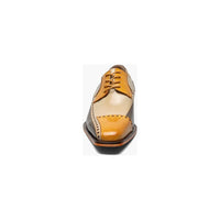 Stacy Adams Plaza Modified Cap Toe Oxford Shoes Leather Olive Multi 25608-302