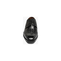 Stacy Adams Tristano Modified Bike Toe Oxford Shoes Black 25694-001