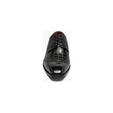 Stacy Adams Tristano Modified Bike Toe Oxford Shoes Black 25694-001