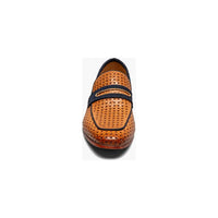Stacy Adams Winstead Moc Toe Saddle Slip On Summer Shoes Natural 25704-280