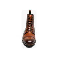 Stacy Adams Henry Cap Toe Lace Up Boot Leather Tan 25718-240