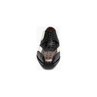 Stacy Adams Tristano Modified Bike Toe Oxford Shoes Black Gray 25694-910