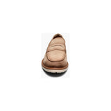Stacy Adams Hopkins Moc Toe Penny Slip-On Shoes Sand 25708-269