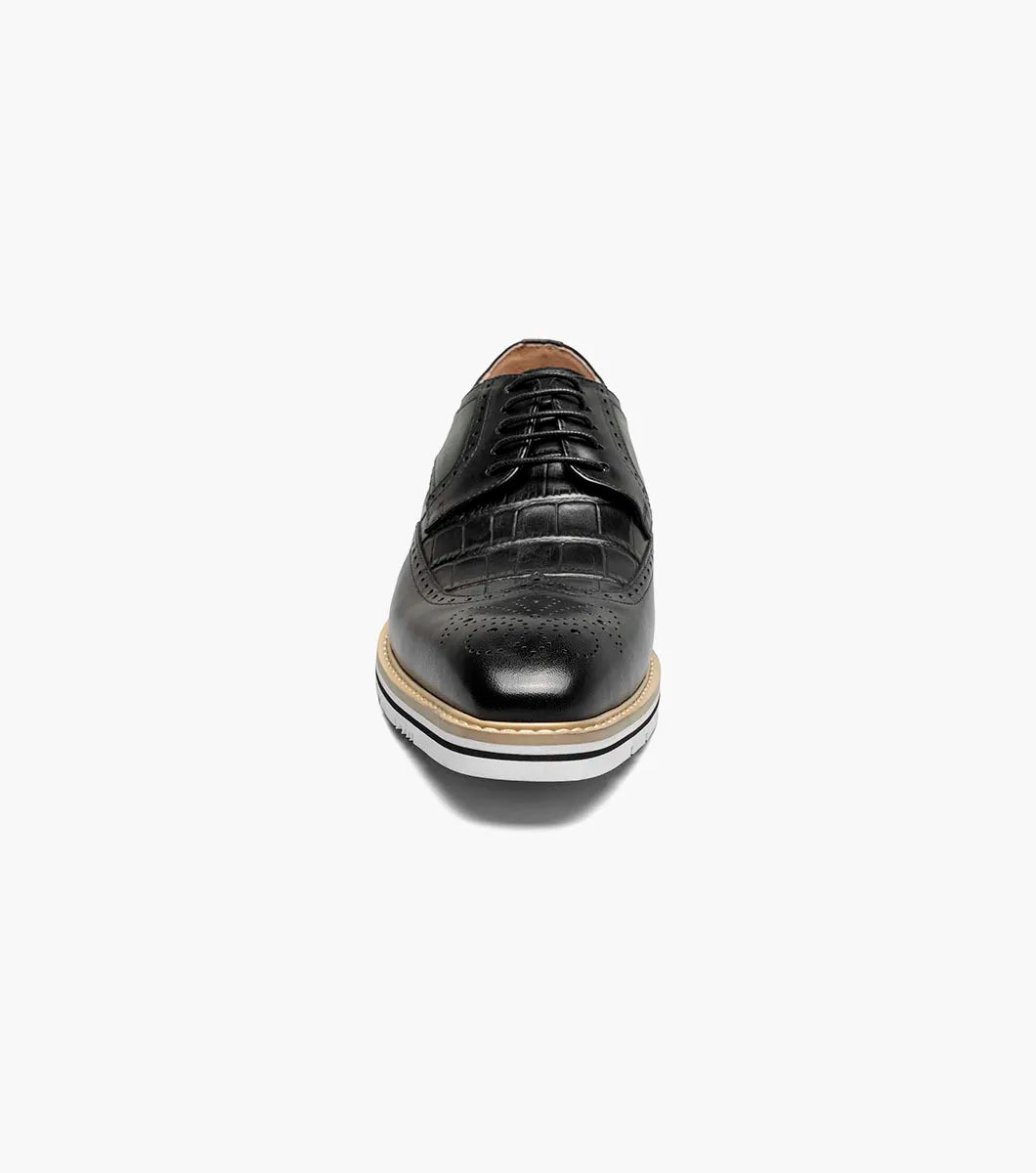 Stacy Adams Beaumont Wingtip Oxford Men's Shoes Black 25723-001