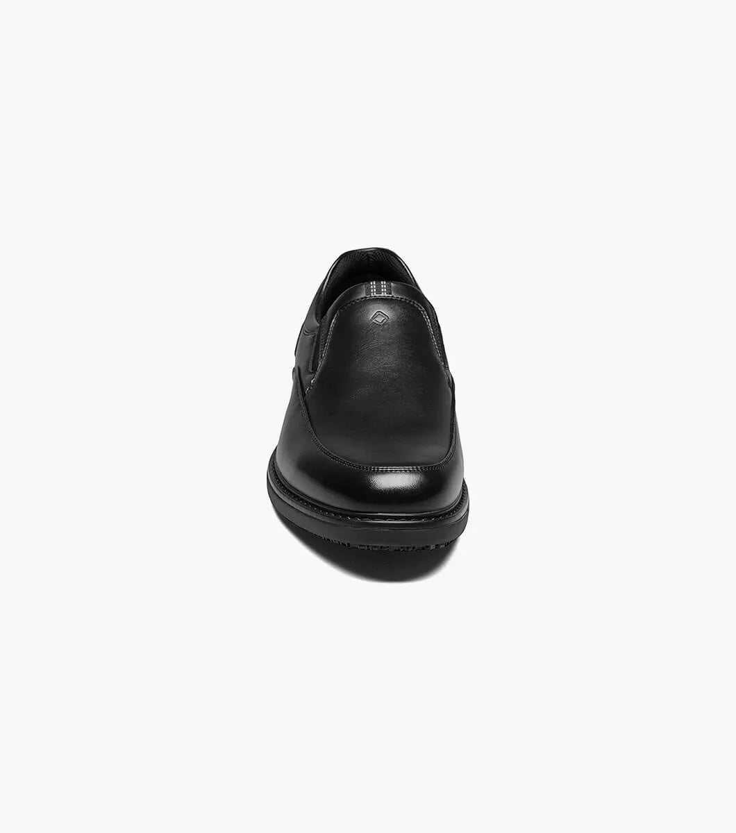 Nunn Bush Wade Work Moc Toe Slip On Comfortable Shoes Black 84915-001