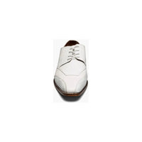 Stacy Adams Tristano Modified Bike Toe Oxford Shoes White 25694-100