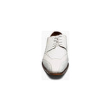 Stacy Adams Tristano Modified Bike Toe Oxford Shoes White 25694-100
