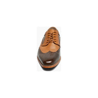 Stacy Adams Ivingale Wingtip Oxford Dress Shoes Leather Brown Multi 25684-249