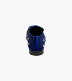 Stacy Adams Spangle Rhinestone Slip On Shoes Royal Blue 25699-432
