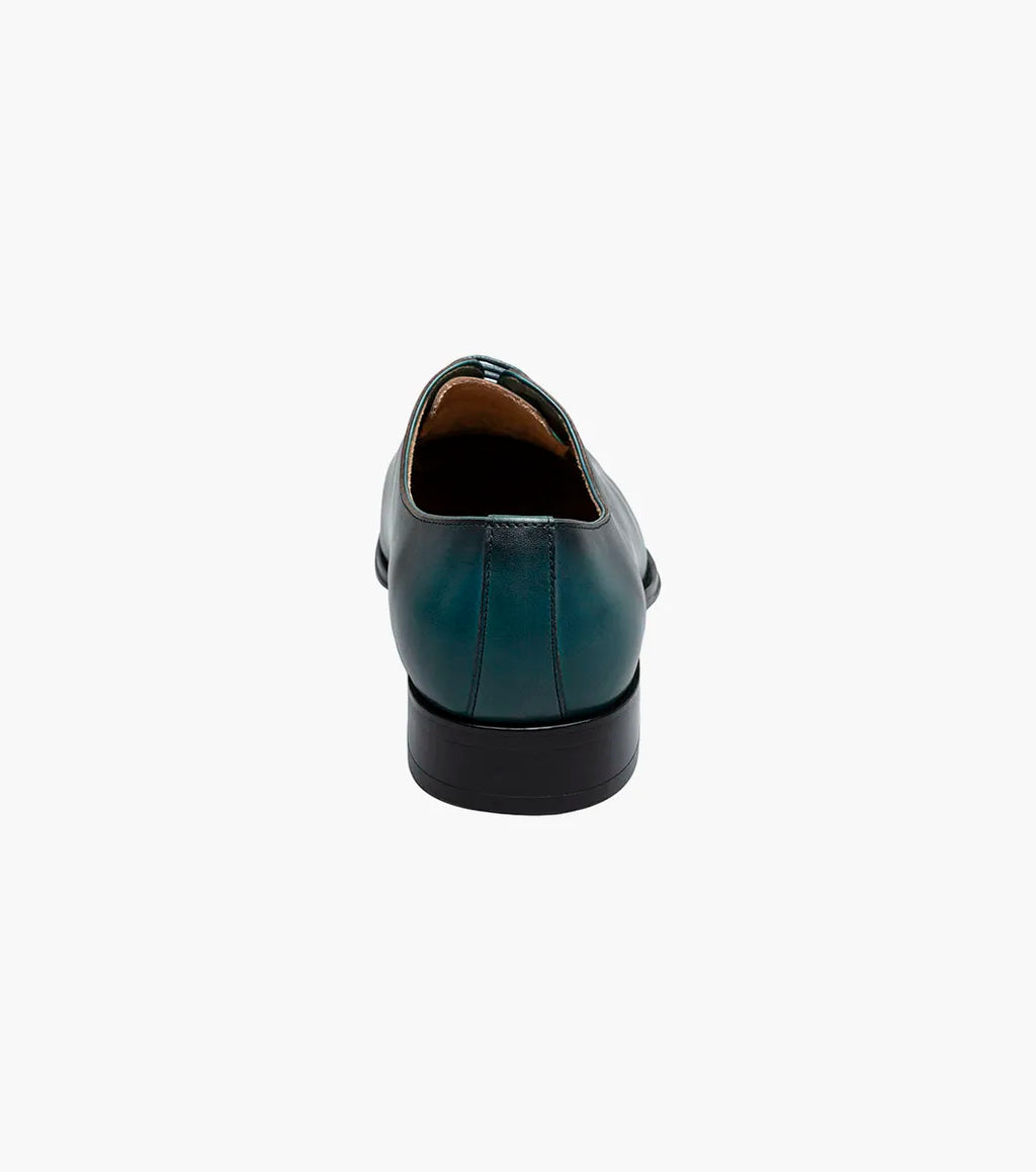 Stacy Adams Hallquist Plain Toe Oxford Shoes Leather Turquoise 25742-440