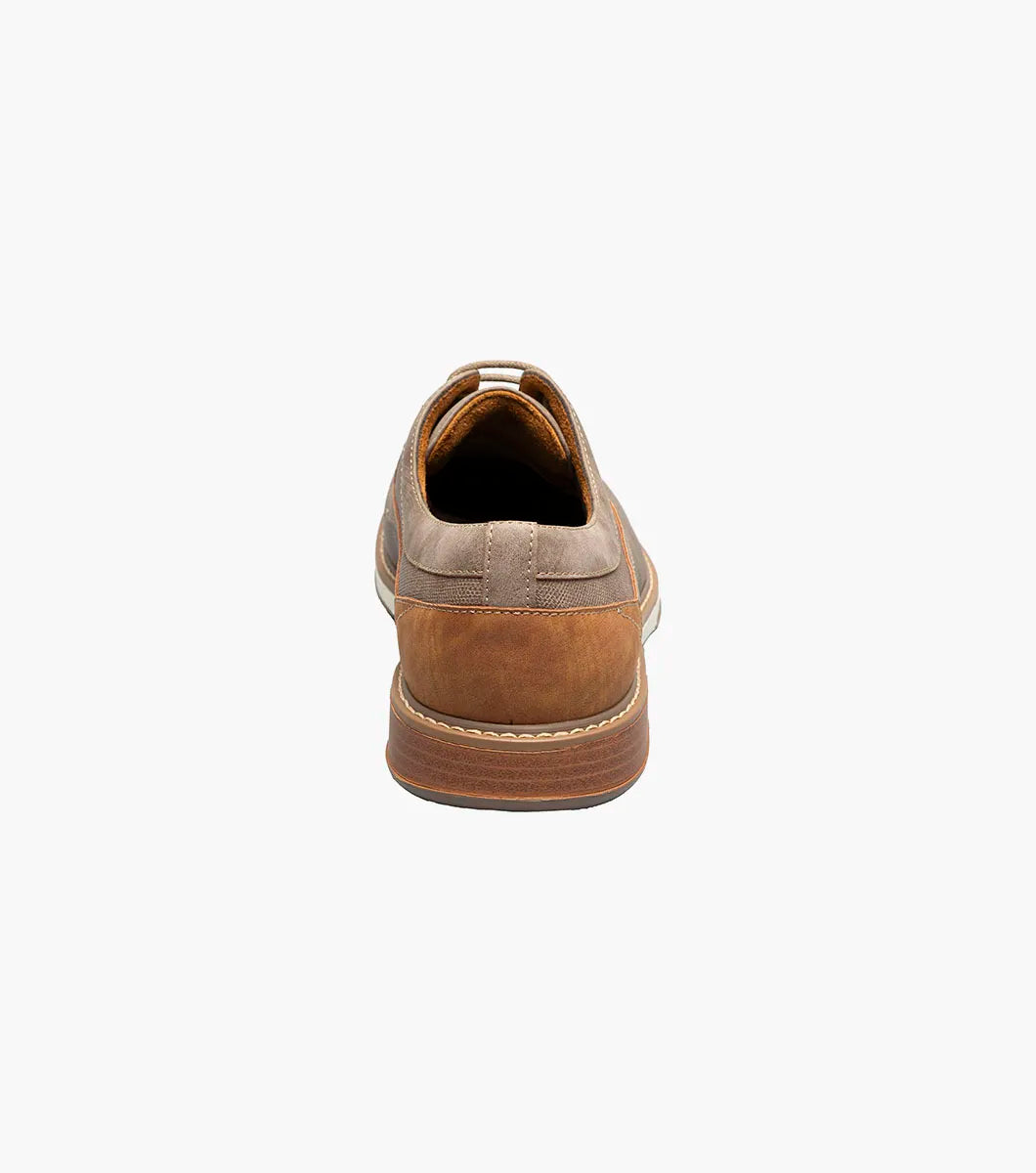 Stacy Adams Phineas Plain Toe Oxford Shoes Taupe 25774-260