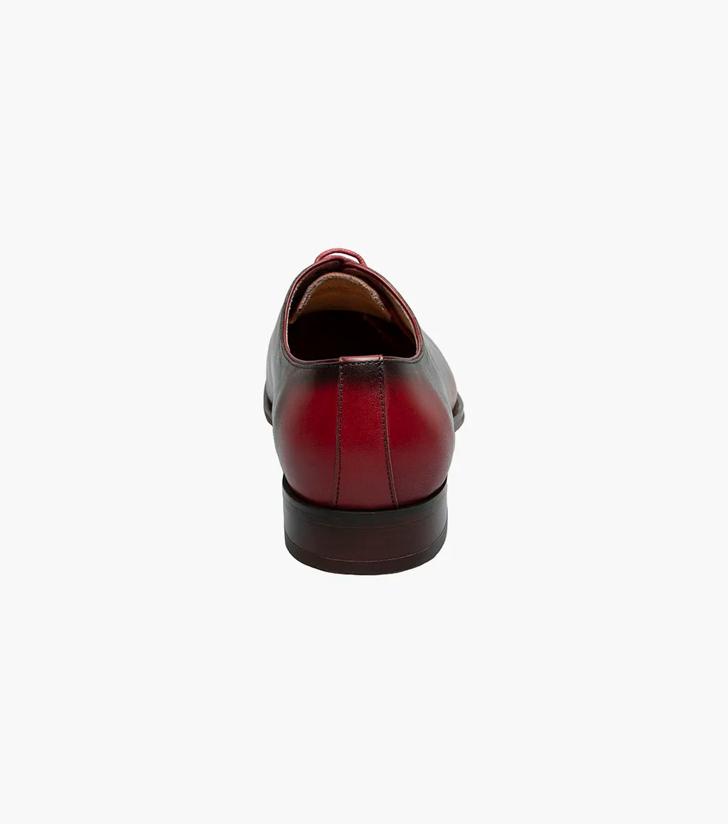 Stacy Adams Hallquist Plain Toe Oxford Shoes Leather Red 25742-600