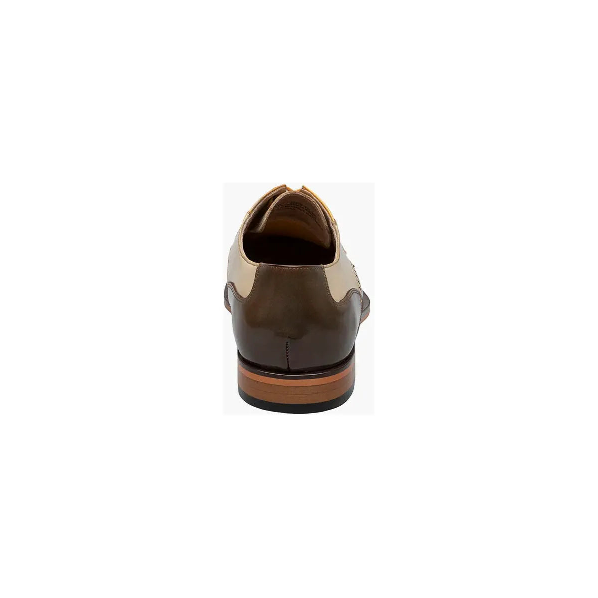 Stacy Adams Plaza Modified Cap Toe Oxford Shoes Leather Olive Multi 25608-302