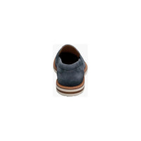 Stacy Adams Hopkins Moc Toe Penny Slip-On Shoes Navy Suede 25708-415