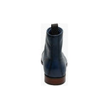 Stacy Adams Henry Cap Toe Lace Up Boot Leather Navy 25718-410