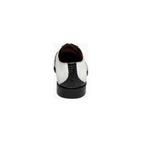 Stacy Adams Tristano Modified Bike Toe Oxford Shoes Black Gray 25694-910