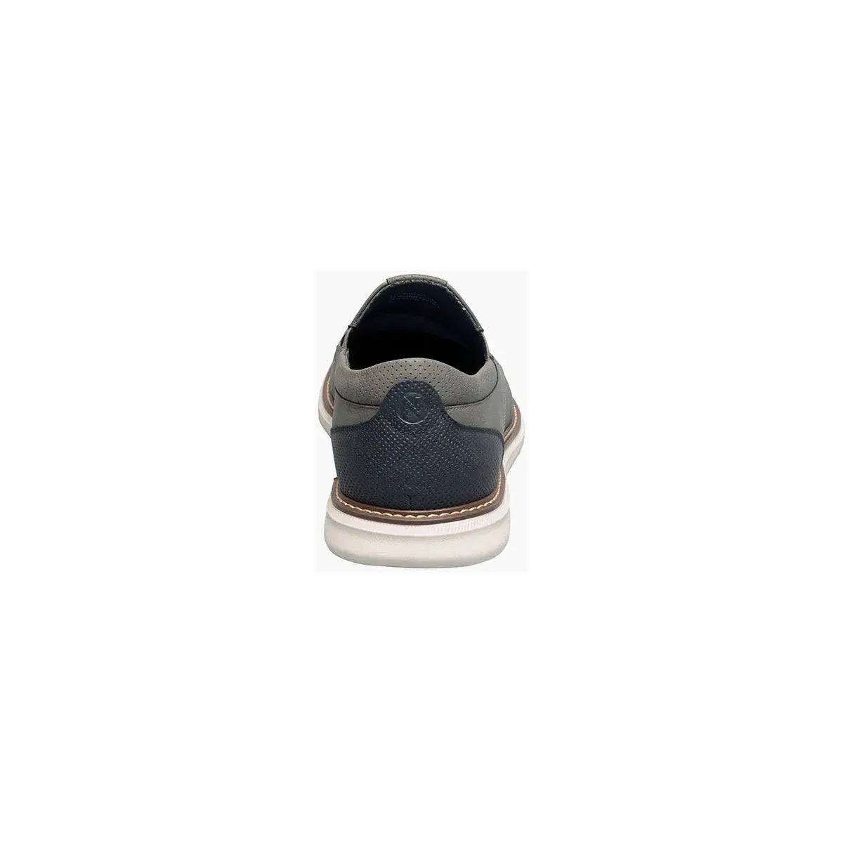 Nunn Bush Chase Casual Moc Toe Slip-On Walking Shoes Gray 85106-020