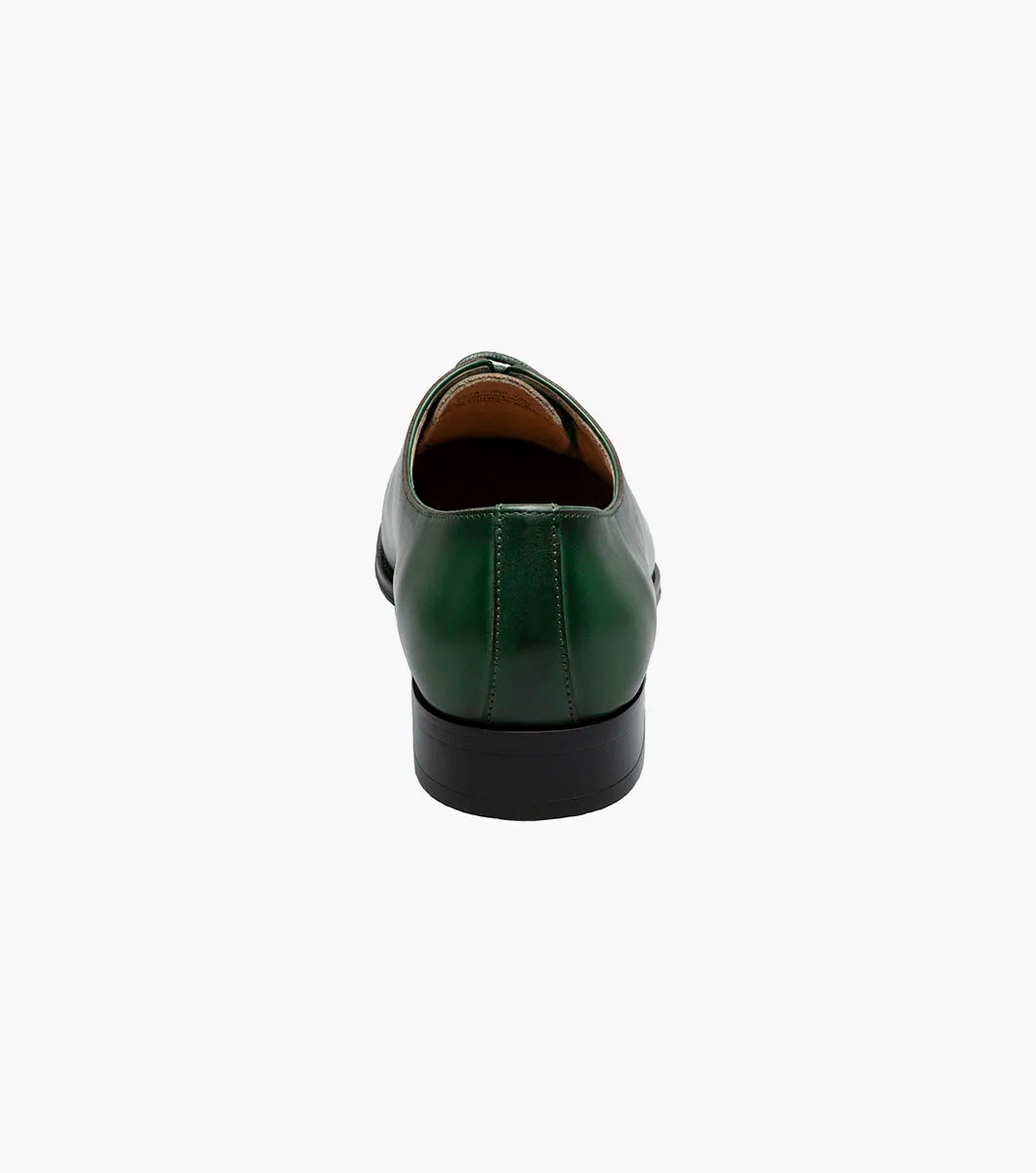 Stacy Adams Hallquist Plain Toe Oxford Shoes Leather Green 25742-300