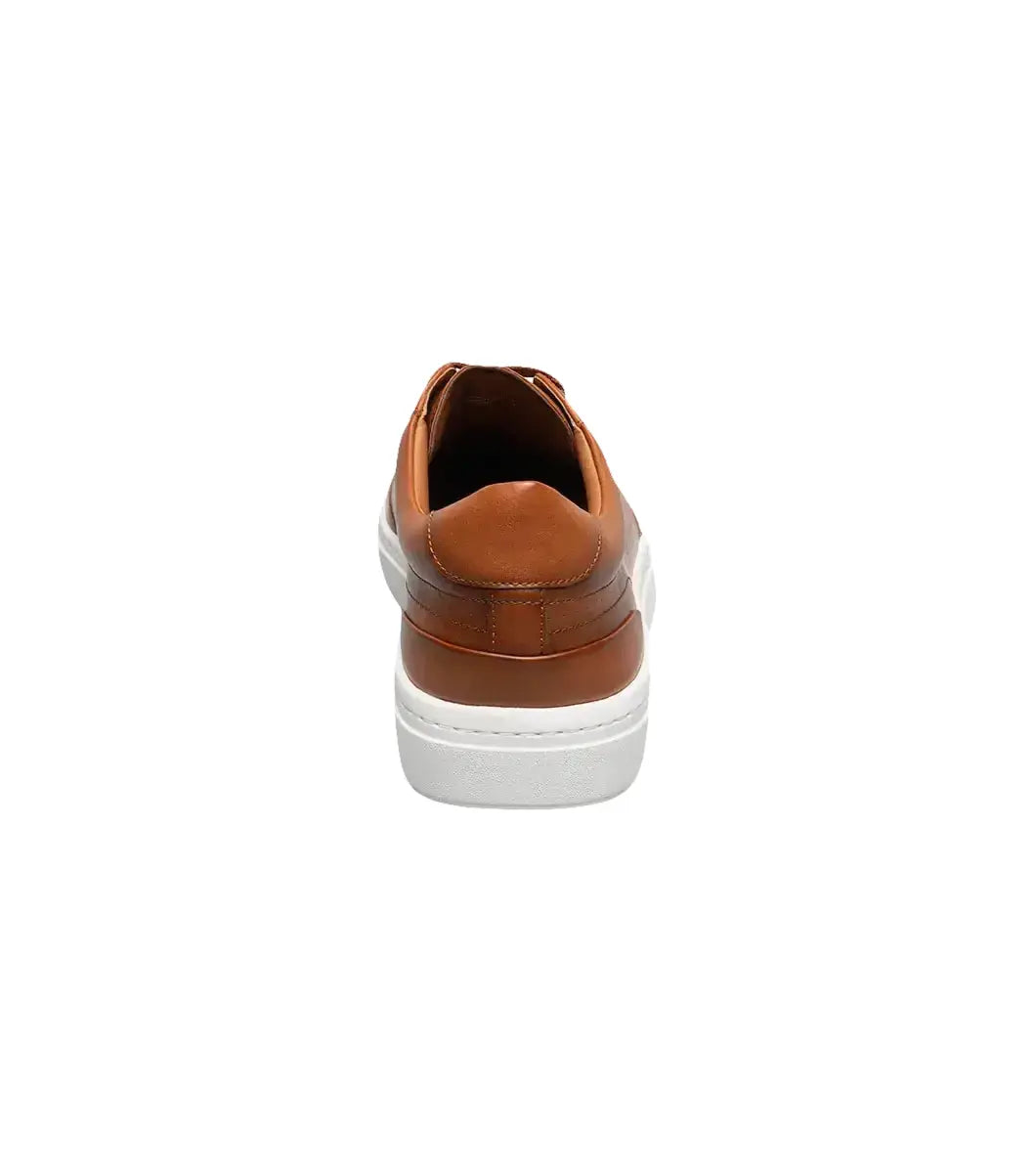 Stacy Adams Dorian Moc Toe Lace-Up Sneaker Cognac 25749-221