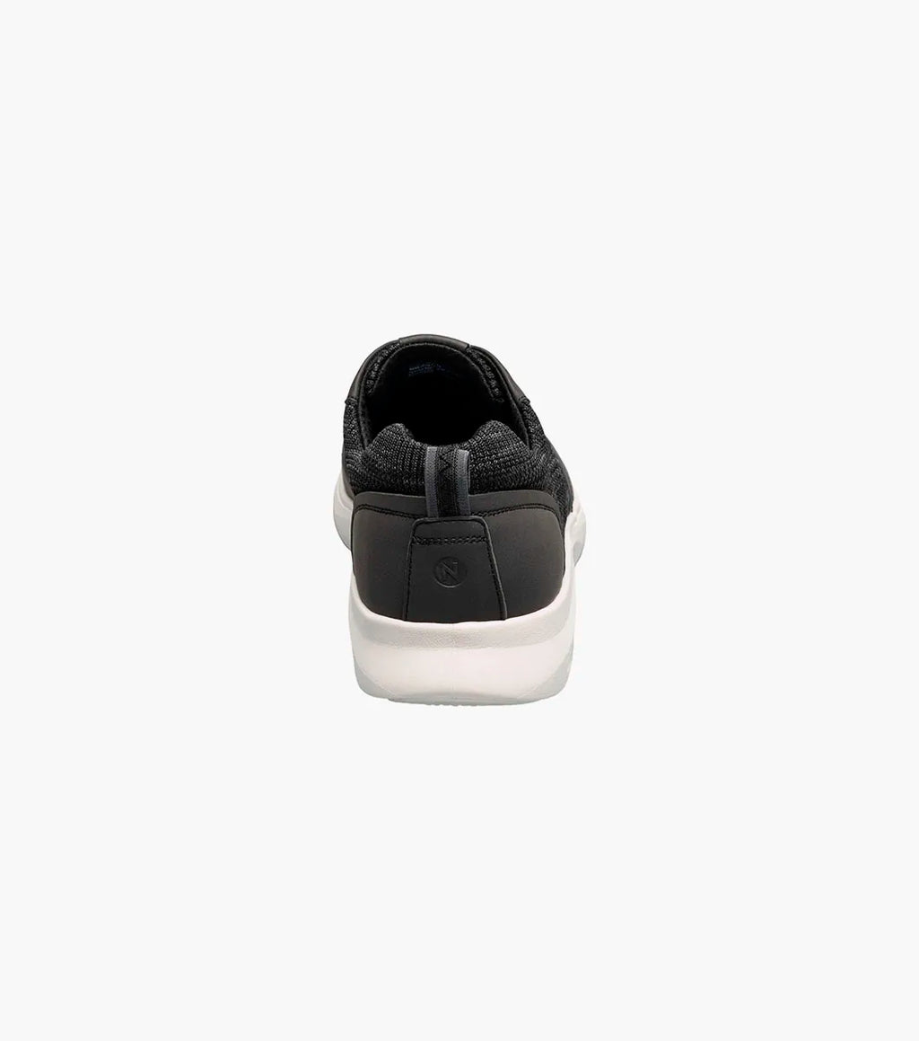 Nunn Bush Ponte Knit Moc Toe Sneaker Lightweight Black Multi 85116-009