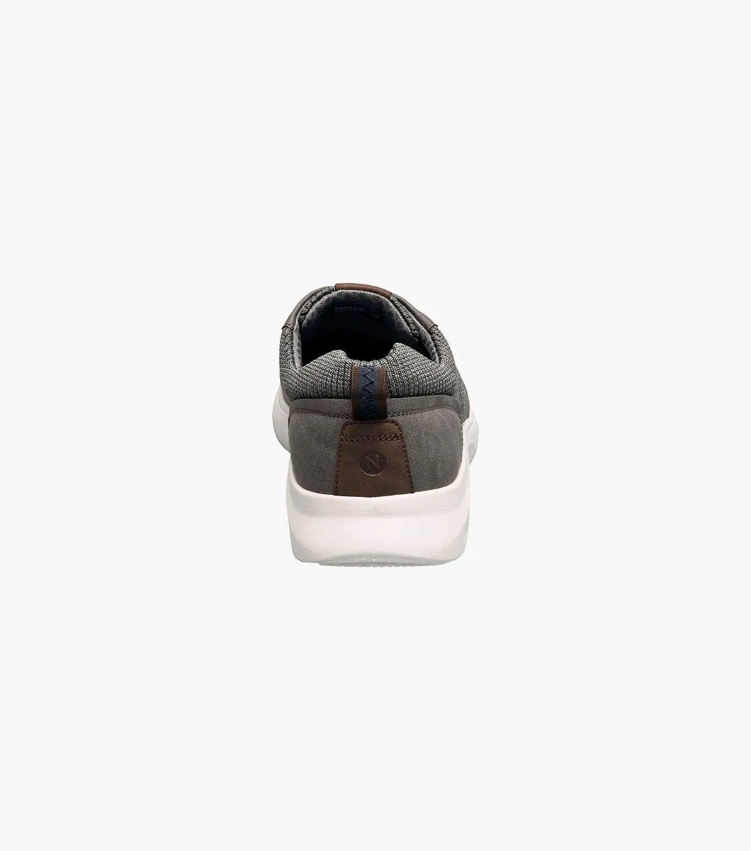 Nunn Bush Ponte Knit Moc Toe Sneaker Lightweight Gray Multi 85116-062