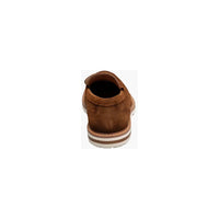 Stacy Adams Hopkins Moc Toe Penny Slip-On Shoes Brown Suede 25708-245