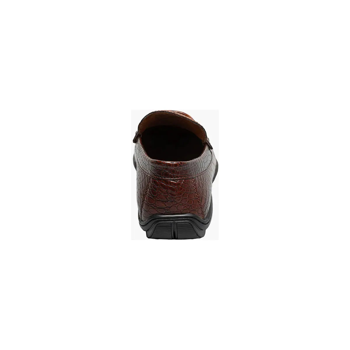 Stacy Adams Embrey Moc Toe Bit Slip-On Dress Shoes Cognac 25703-221