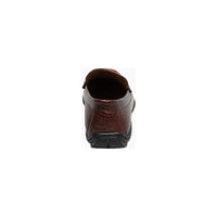 Stacy Adams Embrey Moc Toe Bit Slip-On Dress Shoes Cognac 25703-221